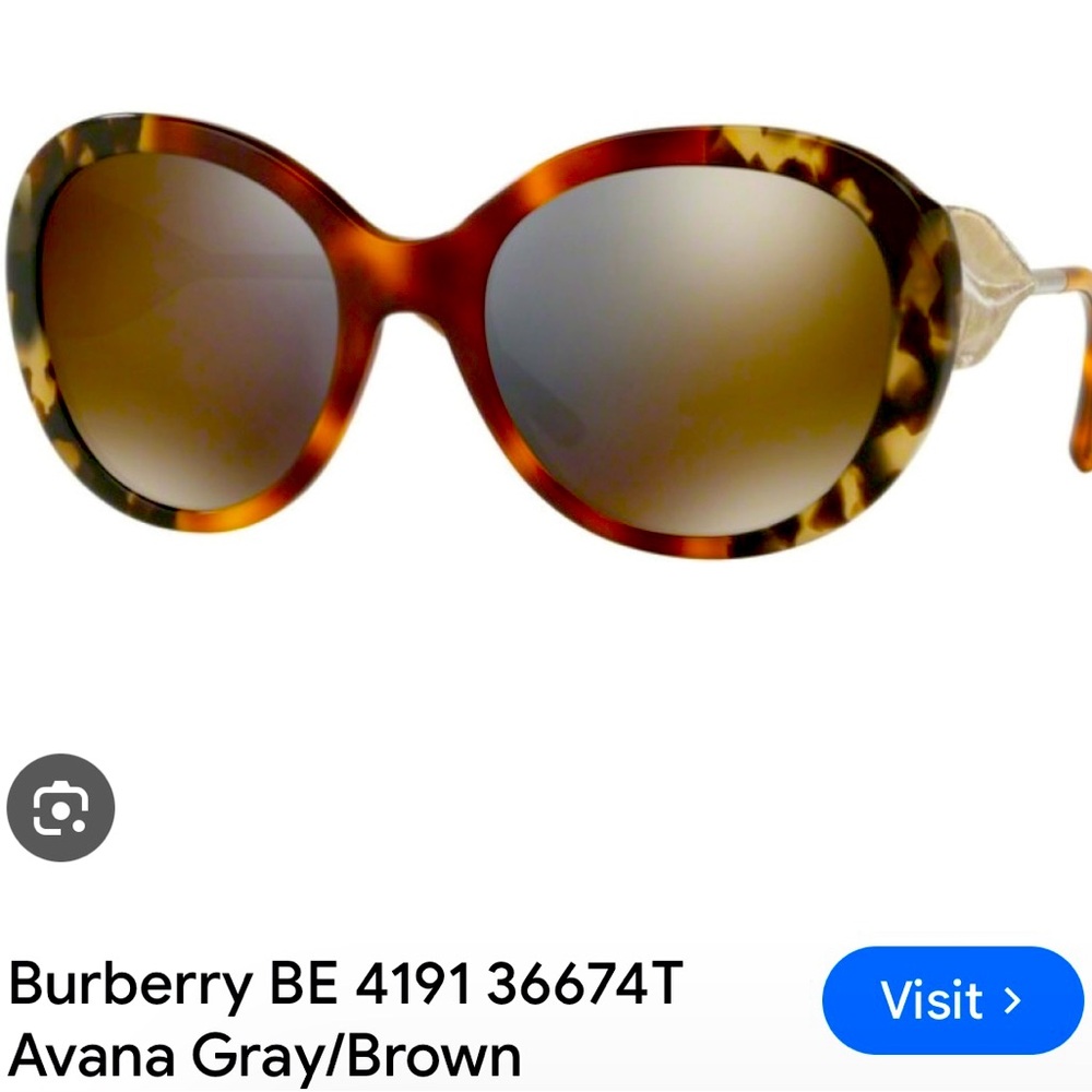BURBERRY BE 4191 36674T AVANA GRAY/BROWN Mirrored Sunglasses.